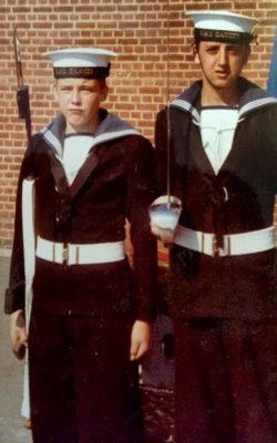 1973 - GEOFF JONES AND HARRY ATHERTON,  NO OTHER DETAILS EXCEPT THEY APPEAR TO HAVE BEEN IN THE 'PASSING OUT' GUARD.jpg