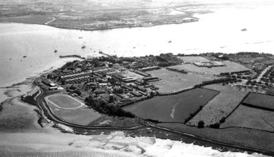 1970's -  JIM EMPSON, AERIAL VIEW PHOTO, SHOWING GANGES, SHOTLEY GATE AND HARWICH HARBOUR ETC..jpg