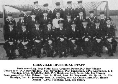 1949 - GRENVILLE DIVISIONAL STAFF, FROM THE SHOTLEY MAGAZINE.jpg