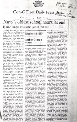 1975, 6TH OCTOBER - DICKIE DOYLE, PRESS RELEASE FROM THE TIMES.jpg