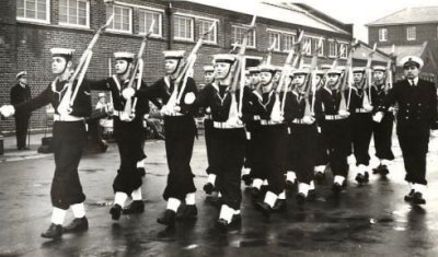 1966-67 - STEVE R.L. MULLINS, GRENVILLE, 134 CLASS, IM FIRST ROW MIDDLE, INSTRUCTOR CHIEF ERA DUDLEY WITH NAYLOR OUT FRONT