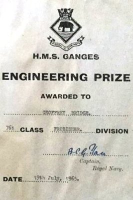 1964, SEPTEMBER - GEOFFREY BRIDGE, FROBISHER, 761 CLASS, ENGINEERING PRIZE.jpg