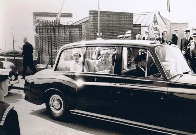 1961 - THE QUEEN ARRIVING AT SHOTLEY, PHOTO COURTESY ANNE BERRY, B.jpg