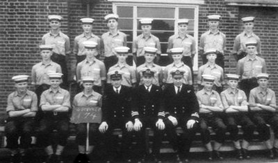 1966, 13TH SEPTEMBER - ROY CAVEN, GRENVILLE, 174 CLASS, I'M TOP ROW 3RD FROM LEFT.jpg