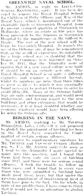 1905-2005 - DICKIE DOYLE, PRESS CUTTINGS RE. GANGES, BOYS TRAINING, THEIR PAY AND CONDITIONS ETC., TIMES 17.04.1924.jpg