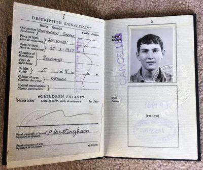 1970, 7TH OCTOBER - PETER COTTINGHAM, 21 RECR.,ANNEXE, LEANDER, THEN RODNEY, 21 CLASS, PASSPORT, 28..jpg