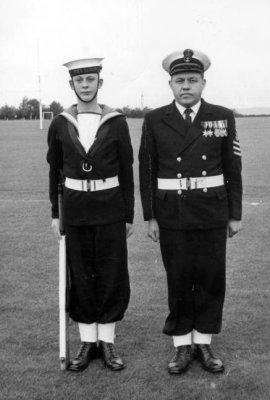 1963, 11TH MARCH - RUSS WELLAND, KEPPEL, 30 CLASS, 2 MESS, WITH PO GOODY, 10..jpg