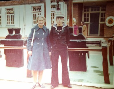 1975, 9TH SEPTEMBER - MARK WOODCOCK, AFTER PASSING OUT IN OCTOBER 1975