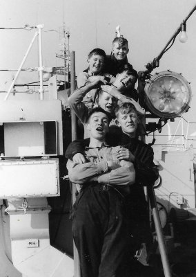 1961 - DAVID BOARER, ANSON, 20 MESS, SEA TRAINING ON HMS VENUS 1962.jpg