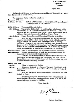 1964, 23RD MARCH - ALLAN TURVEY, 11, EXMOUTH 221 CLASS, 41 MESS..jpg