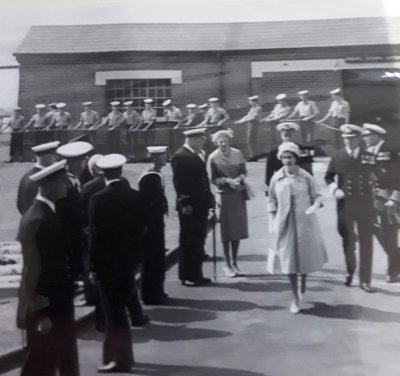 1960, 14TH NOVEMBER - TED HAMMOND, ANNEXE, HARDY, THEN EXMOUTH, 41 MESS, 1O, H.M. THE QUEEN'S VISIT 1961, 21ST JULY.