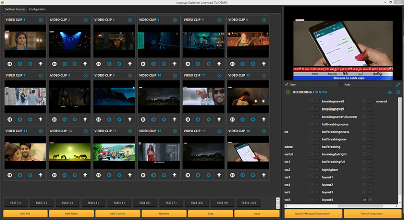 CABLE TV SOFTWARE SOLUTION FOR STREAMING AND GRAPHIC AUTOMATION