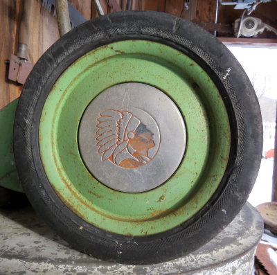 savage lawn mower wheel.JPG