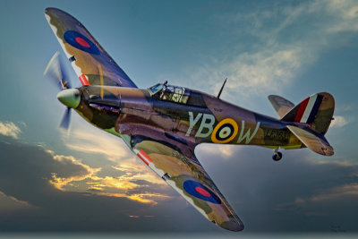 WB - Hawker Hurricane by Tony Fairey