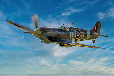 WB - Vickers-Supermarine Spitfire 00134 by Tony Fairey 