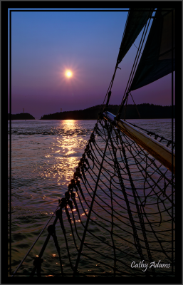 return from an evening sail