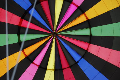 center of balloon