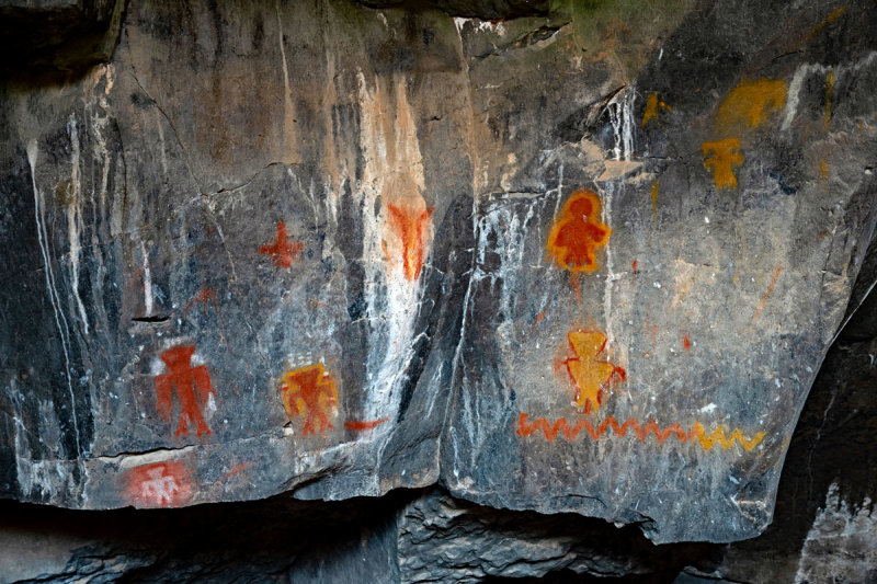 Paiute Cave Pictographs