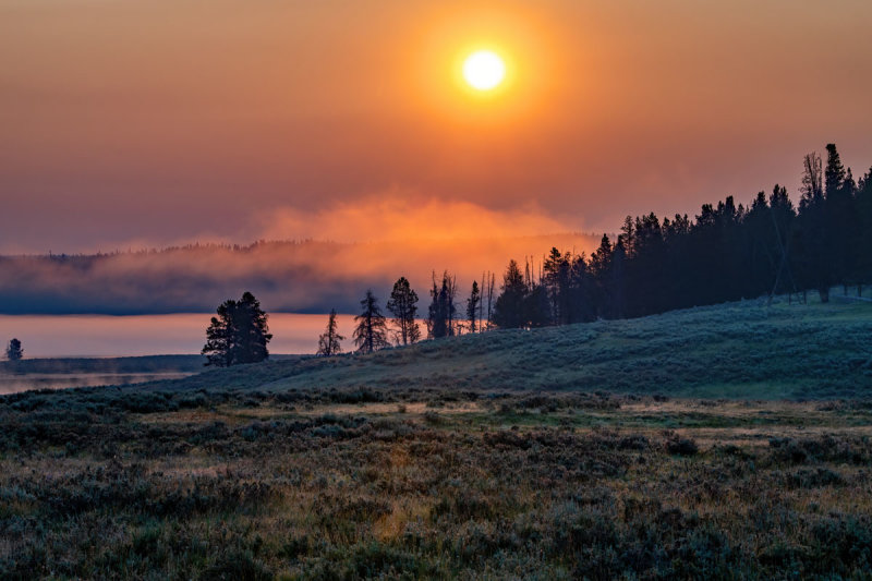 Yellowstone River Sunrise