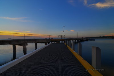 Sunset in Half Moon Bay, Brighton 