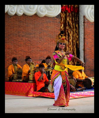Performer of traditional dance at GWK Cultural Park