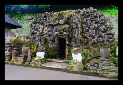 Goa Gajah, or Elephant Cave- Built in the 9th century, it served as a sanctuary