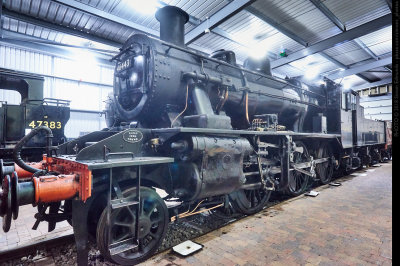 Ivatt Class 2 at Highley Museum, SVR