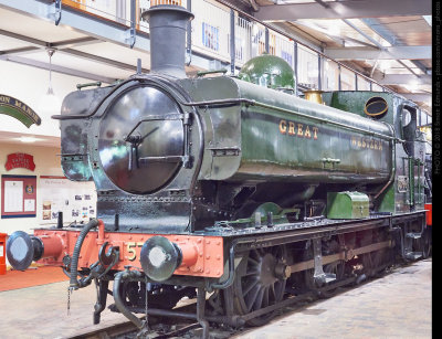GWR Pannier Tank No 5764 at Highley Museum, SVR