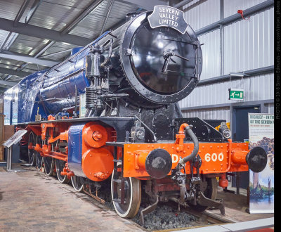 2-10-0 WD Austerity  No.600 at Highley Museum, SVR