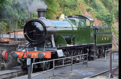 GWR No 2857 at Bewdley, Severn Valley Railway