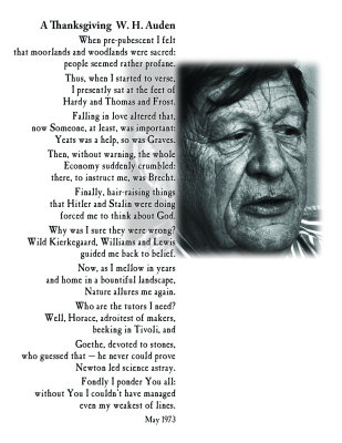 WH Auden Quote