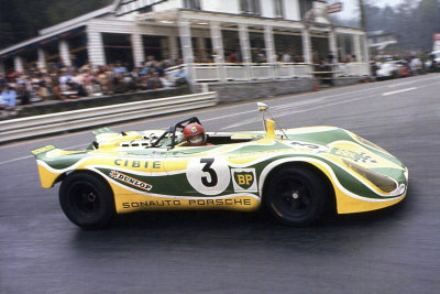 Guy Chasseuil in the Sonauto BP 908 Spyder