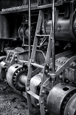 Shay locomotive gears