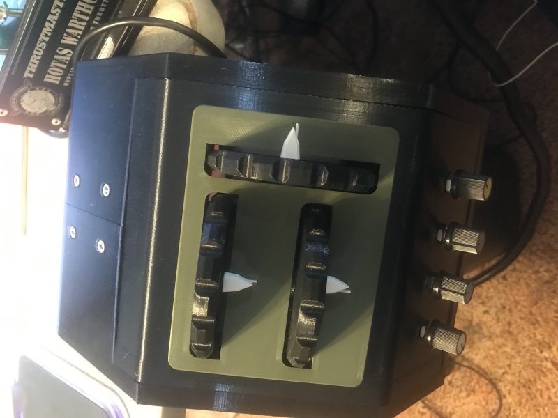 Close up of clamp-on Gear Falcon Trim Box