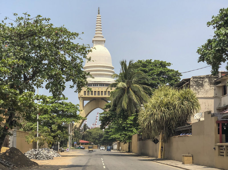 Temple in the port area