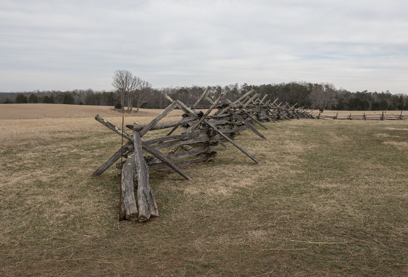 Split-rail fences