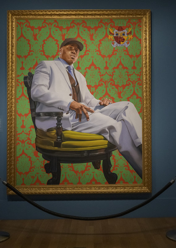 LL Cool J, oil on canvas by Kehinde Wiley, 2005 photo