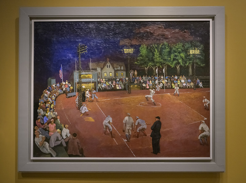 Experience America: Baseball at Night, Morris Kantor, 1934