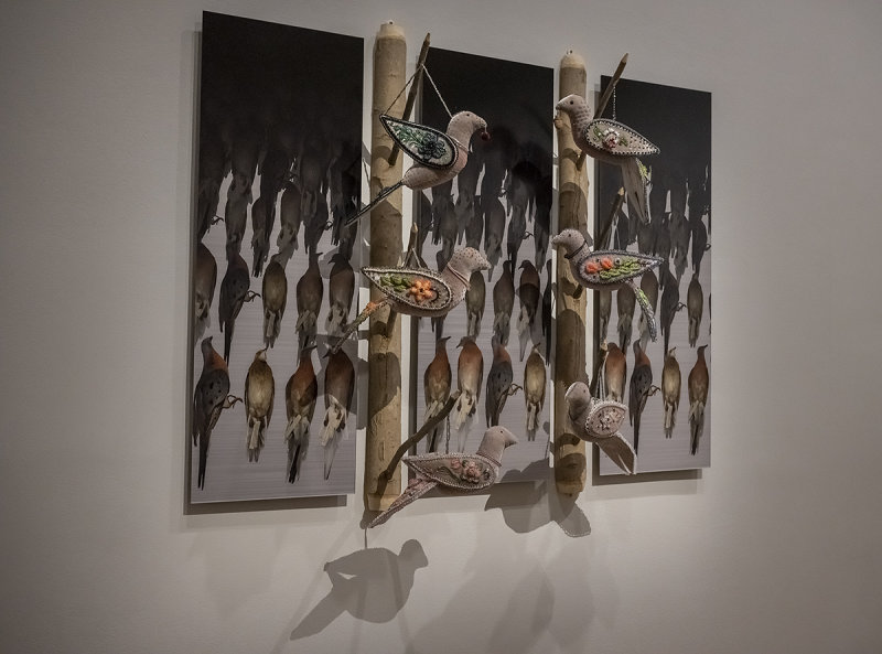 the sky is darkening, Jolene Rickard (Tuscarora), 2018