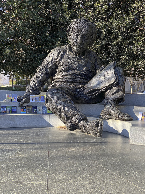 Larger-than-life Albert Einstein