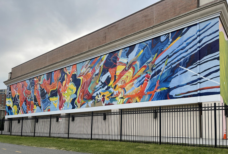 New mural at Pepco substation