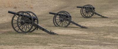 Union artillery on Henry Hill 