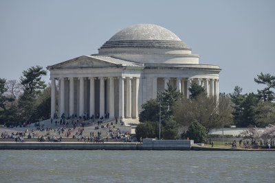 The Jefferson Memorial: Now and before