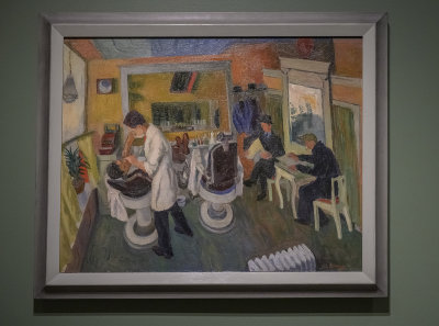 Experience America: In the Barber Shop, Ilya Bolotowsky, 1934