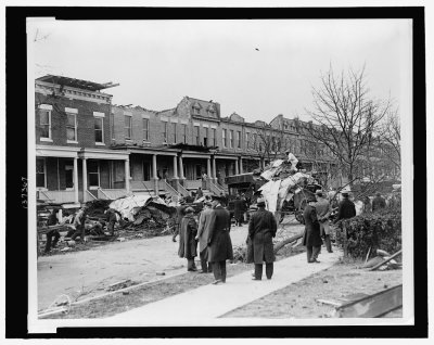 Tornado damage on Capitol Hill, 1927