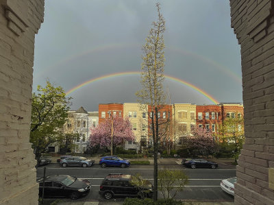 Capitol Hill rainbows