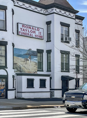 Funeral home mural