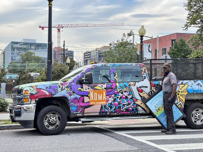 NoMa mural truck