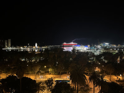 Nighttime in Málaga