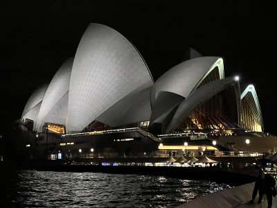 Farewell to Sydney and its opera house